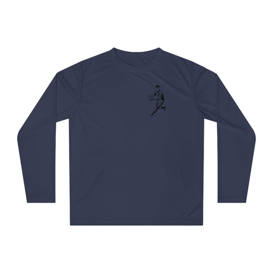 RUGBY KICK-Unisex Performance Long Sleeve Shirt