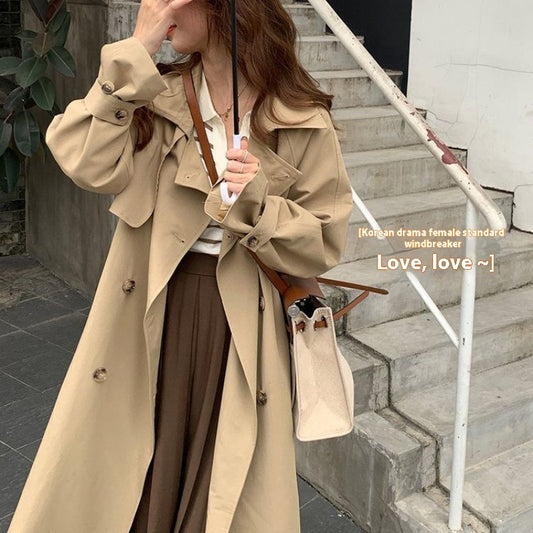 Fashion Ladies Mid-length Coat All-matching