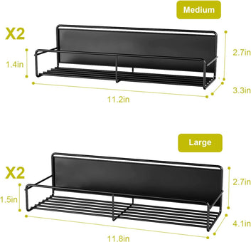 Magnetic Spice Rack For Refrigerator